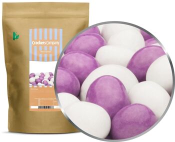 Cacahuètes blanches et violettes. PU avec 8 pièces et 750g de contenu par pièce