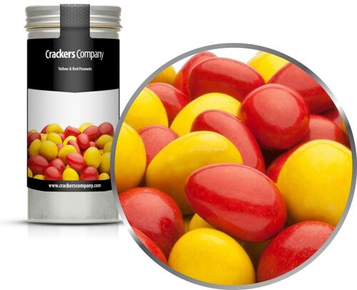 Yellow & Red Peanuts. VPE mit 40 Stk. u. 110g Inhalt je Stk.