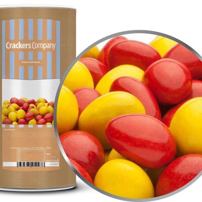 Yellow & Red Peanuts. VPE mit 9 Stk. u. 950g Inhalt je Stk.