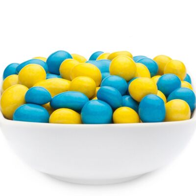 Cacahuetes amarillos y azules. PU con 1 pieza y contenido de 5000 g por pieza