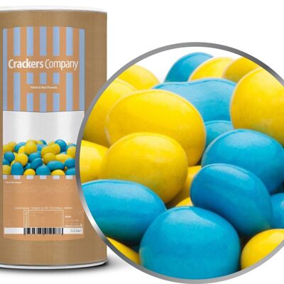 Yellow & Blue Peanuts. PU with 9 pieces and 950g content per piece