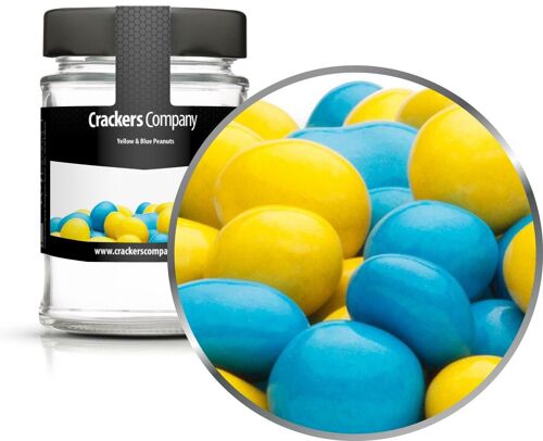 Yellow & Blue Peanuts. VPE mit 45 Stk. u. 110g Inhalt je Stk