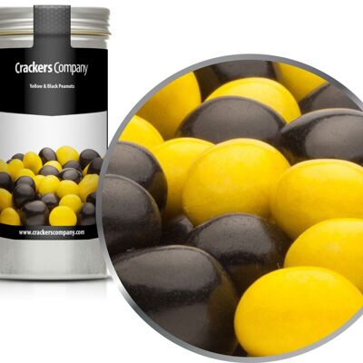 Yellow & Black Peanuts. PU with 40 pieces and 110g content per piece
