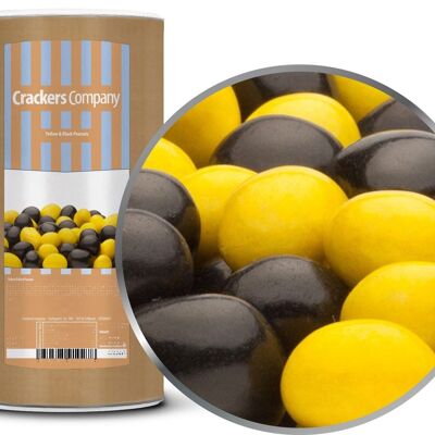 Yellow & Black Peanuts. PU with 9 pieces and 950g content per piece