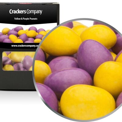 Yellow & Purple Peanuts. PU with 32 pieces and 110g content per p