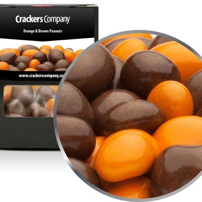 Orange & Brown Peanuts. PU with 32 pieces and 110g content per piece