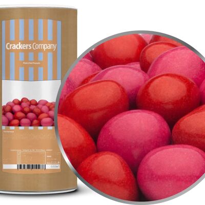 Pink & Red Peanuts. PU with 9 pieces and 950g content per piece