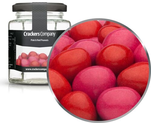 Pink & Red Peanuts. VPE mit 25 Stk. u. 110g Inhalt je Stk.