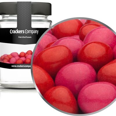 Pink & Red Peanuts. PU with 45 pieces and 110g content per piece