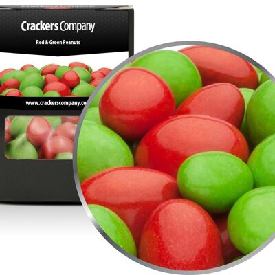 Red & Green Peanuts. VPE mit 32 Stk. u. 110g Inhalt je Stk.