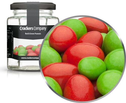 Red & Green Peanuts. VPE mit 25 Stk. u. 110g Inhalt je Stk.