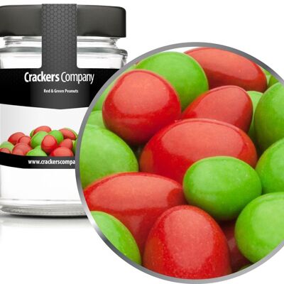 Red & Green Peanuts. PU with 45 pieces and 110g content per piece