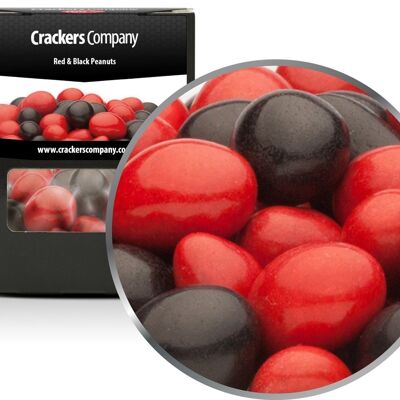 Red & Black Peanuts. PU with 32 pieces and 110g content per piece