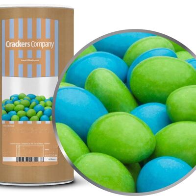 Green & Blue Peanuts. PU with 9 pieces and 950g content per piece