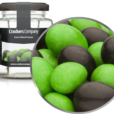 Green & Black Peanuts. PU with 25 pieces and 110g content per piece