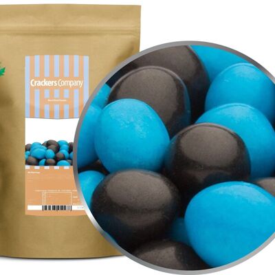 Blue & Black Peanuts. PU with 8 pieces and 750g content per piece