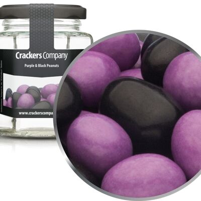 Purple & Black Peanuts. PU with 25 pieces and 110g content per piece