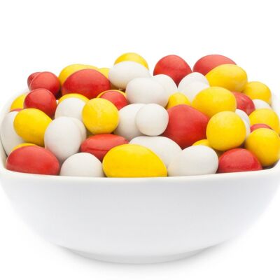 Arachides blanches, jaunes et rouges. PU avec 1 pièce et 5000g de contenu