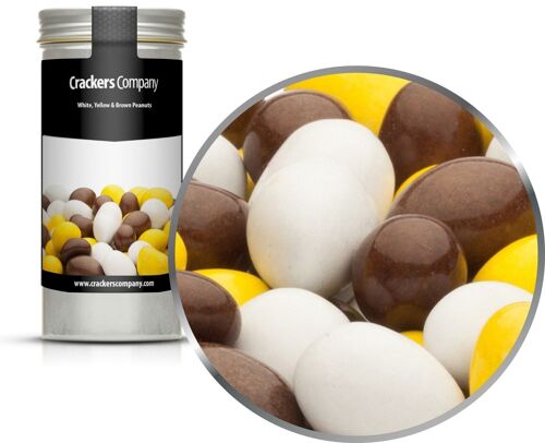 White, Yellow & Brown Peanuts. VPE mit 40 Stk. u. 110g Inhal