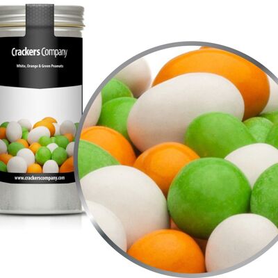 White, Orange & Green Peanuts. PU with 40 pieces and 110g content