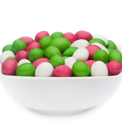 Cacahuetes blancos, rosados y verdes. PU con 1 pieza y contenido de 5000g