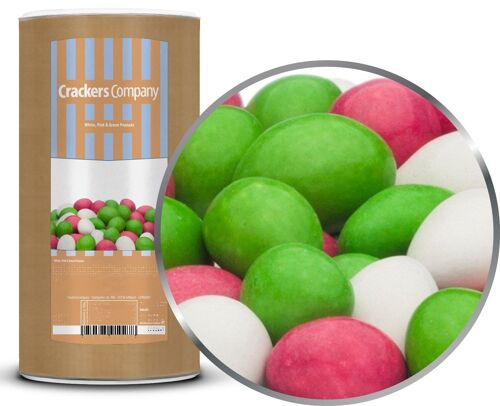 White, Pink & Green Peanuts. VPE mit 9 Stk. u. 950g Inhalt j