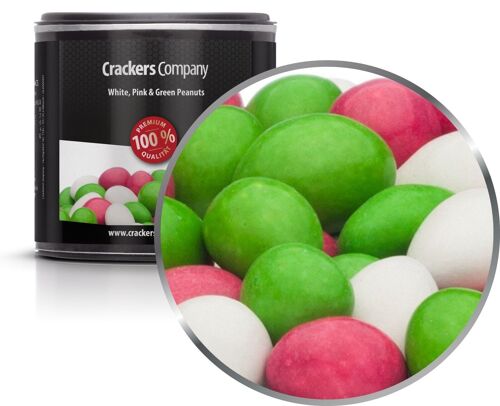 White, Pink & Green Peanuts. VPE mit 36 Stk. u. 110g Inhalt