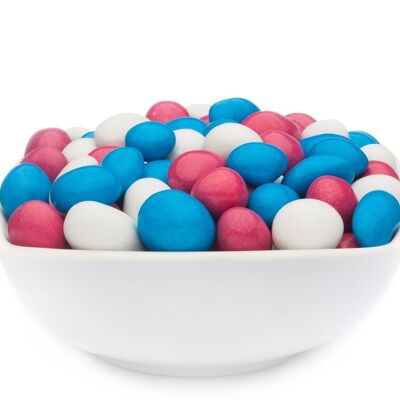 Cacahuetes blancos, rosados y azules. PU con 1 pieza y contenido de 5000g j