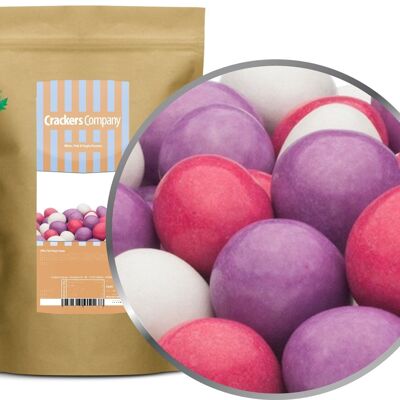 White, Pink & Purple Peanuts. PU with 8 pieces and 750g content