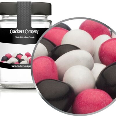 White, Pink & Black Peanuts. PU with 45 pieces and 110g content