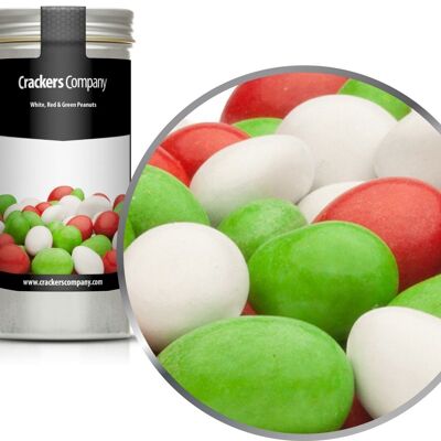 White, Red & Green Peanuts. PU with 40 pieces and 110g content j