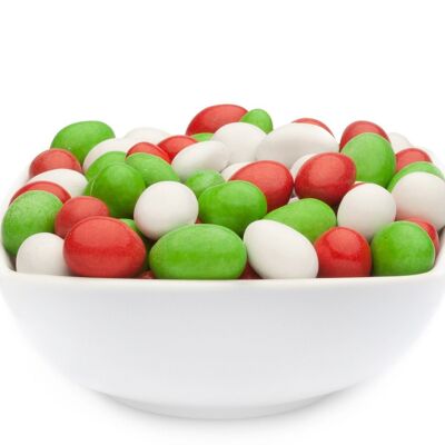 White, Red & Green Peanuts. PU with 1 piece and 5000g content j