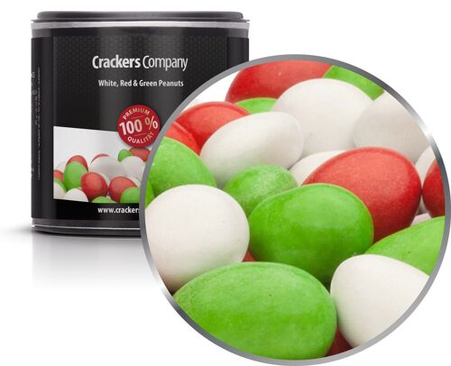 White, Red & Green Peanuts. VPE mit 36 Stk. u. 110g Inhalt j