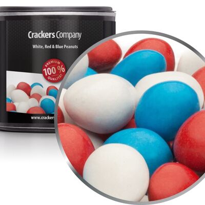 White, Red & Blue Peanuts. VPE mit 36 Stk. u. 110g Inhalt je