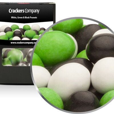 Arachidi bianche, verdi e nere. PU con 32 pezzi e contenuto di 110 g