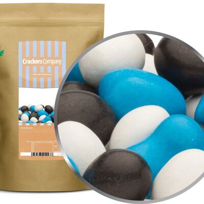 White, Blue & Black Peanuts. PU with 8 pieces and 750g content j