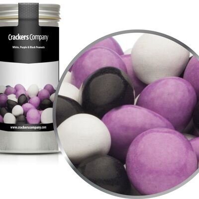 White, Purple & Black Peanuts. PU with 40 pieces and 110g content