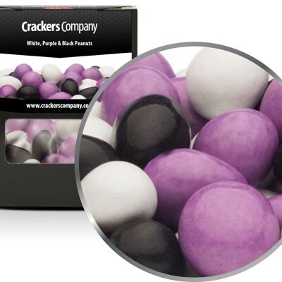 White, Purple & Black Peanuts. PU with 32 pieces and 110g content
