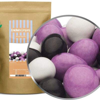 White, Purple & Black Peanuts. PU with 8 pieces and 750g content
