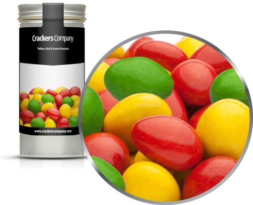 Yellow, Red & Green Peanuts. VPE mit 40 Stk. u. 110g Inhalt