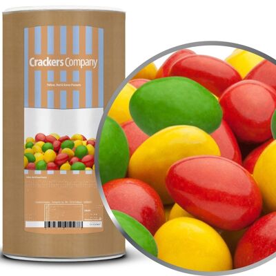 Yellow, Red & Green Peanuts. PU with 9 pieces and 950g content j