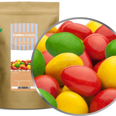 Yellow, Red & Green Peanuts. PU with 8 pieces and 750g content j