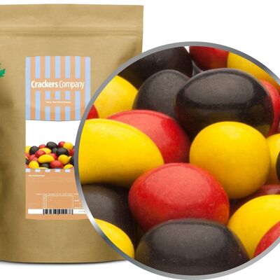 Yellow, Red & Black Peanuts. PU with 8 pieces and 750g content j
