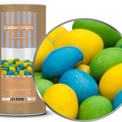 Yellow, Green & Blue Peanuts. VPE mit 9 Stk. u. 950g Inhalt