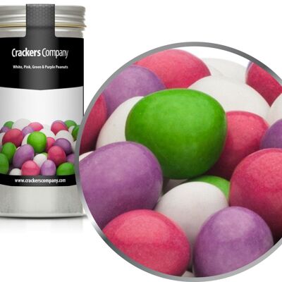 White, Pink, Green & Purple Peanuts. VPE mit 40 Stk. u. 110g