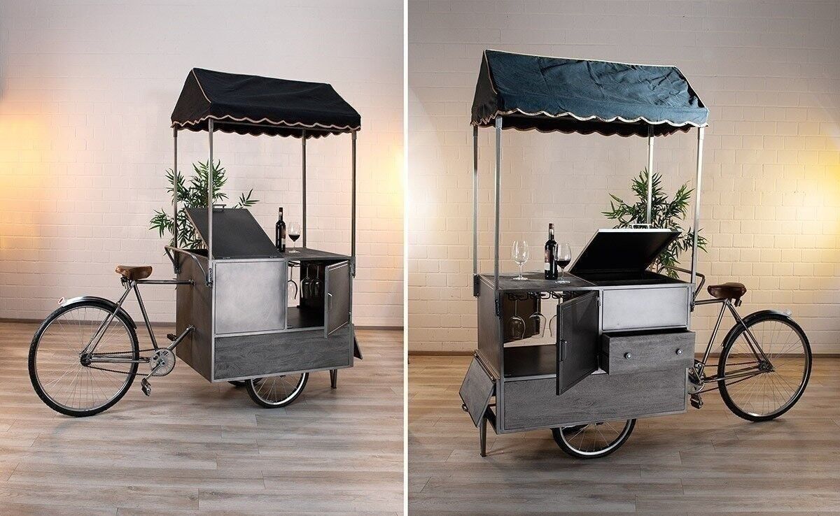 Verkaufsfahrrad"Büdchen"Metall L.215cm35