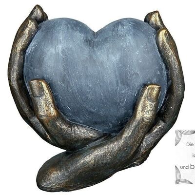 Sculpture "Coeur dans les mains"Poly 51