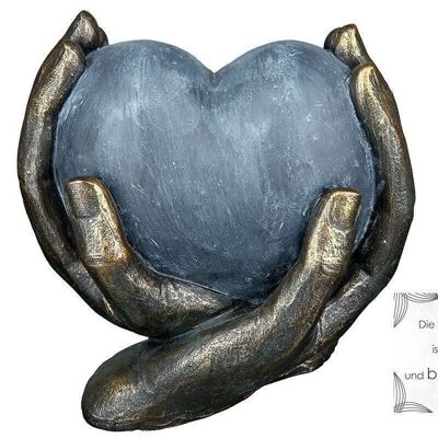 Scultura "Cuore nelle mani" Poly 51