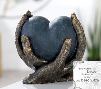 Sculpture "Coeur dans les mains"Poly 51 2
