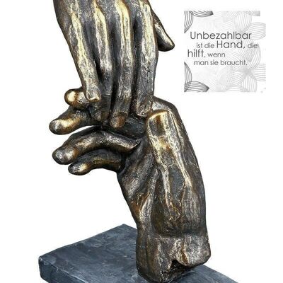 Sculpture "Deux mains" Poly 54